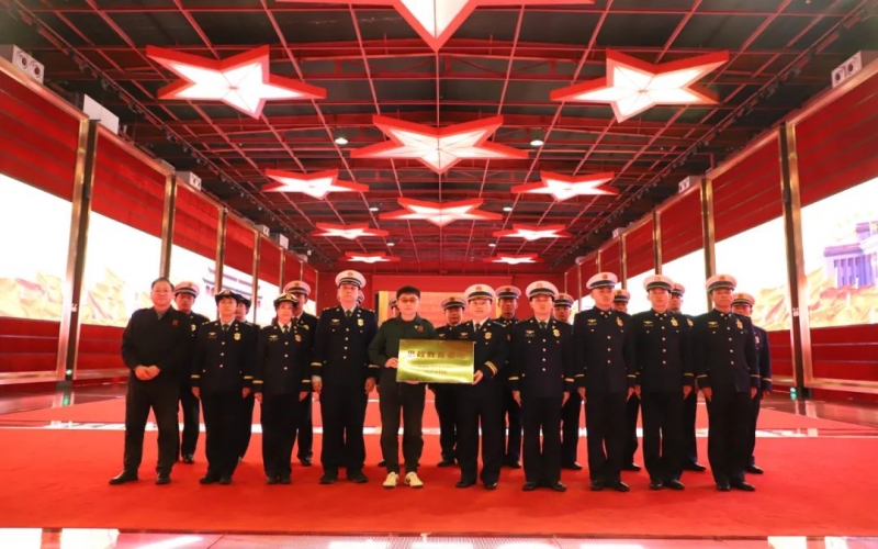 基層動(dòng)態(tài)｜時(shí)代記憶與東麗區(qū)消防救援支隊(duì)合作共建 “思政教育基地” 授牌儀式舉行